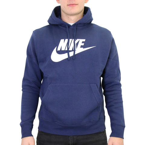 Nike BV2973 M NSW CLUB HOODIE PO BB GX Sweatshirt mens midnight navy/midnight navy/white 3XL-T