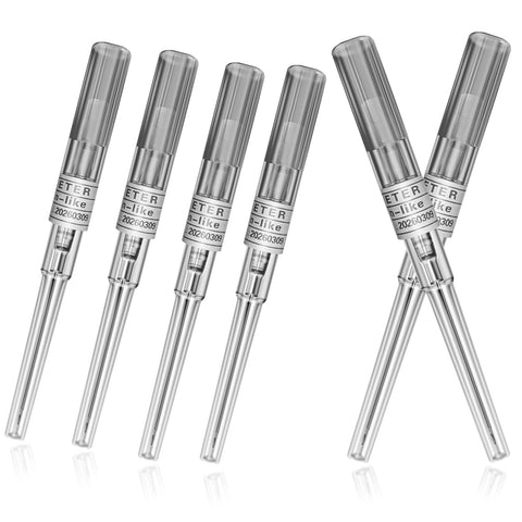Catheter Piercing Needles - TONBAO 6Pcs 16 Gauge IV Catheter Piercing Needles Hollow Needles for Belly Navel Nipple Piercing Sterilized Disposable Piercing Kits Supplies, Body Piercing Tattoo Tool