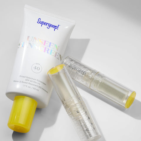 Supergoop! Lipscreen Sheer SPF 30 - Lightweight Clear Lip Balm with Acai Fruit Oil - Hydrates & Protects - Natural Finish - 0.12 oz