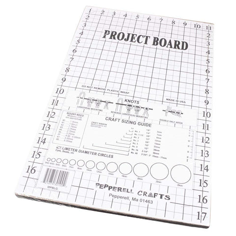 Craft County Macramé Project Board - 11 Inches X 17 Inches - Knotting, Projects, Designs