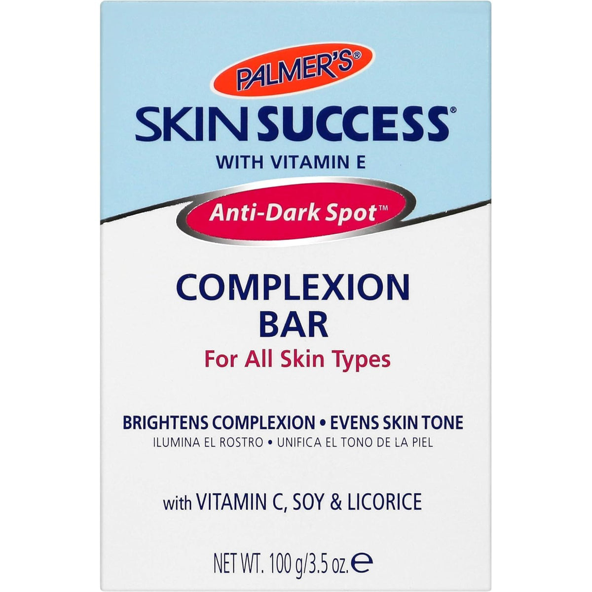 Skin Success Anti-Dark Spot Complexion Bar by Palmers for Unisex - 3.5 oz Cleanser - (Pack of 3)