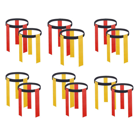 Flag Football Belts | Adjustable Flag Belts | Adjustable Flag Football Set with Flags Set of 12 | Waterproof Flag Football Flags and Belts Set for Kids & Adults Flag Football Players