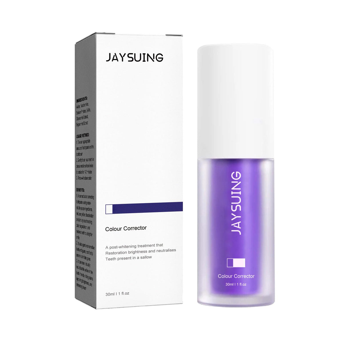 Colour Corrector, Tooth Stain Removal, Purple Toothpaste, Colour Correcting Tooth Stains, Colour Corrector Toothpaste, Tooth Stain Removal