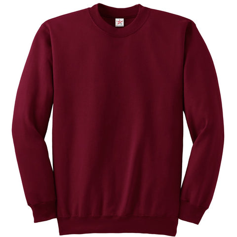 Star and Stripes X-Large Wine Crew Neck Cotton Sweatshirts Durable Jumpers Unisex Fitting
