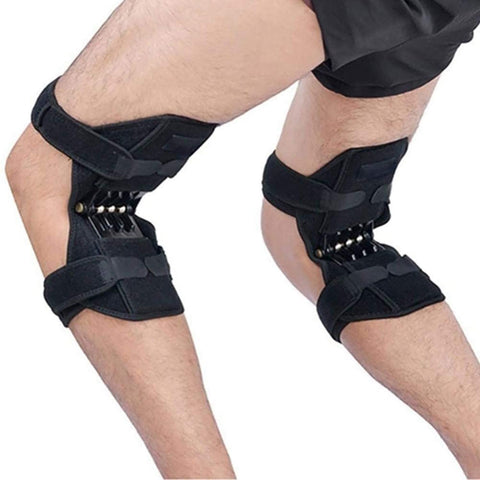 Knee Lift Knee Booster, 2 Pack Spring Joint Support Knee Brace Powerful Rebounds Spring Force, for Running Hiking Arthritis.