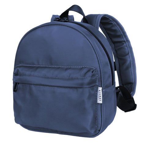 BIGHAS Lightweight Toddler Kids Backpack with Chest Strap For Boys and Girls, Preschool Kindergarten 3-6 Years Old 30 Colors (Navy)
