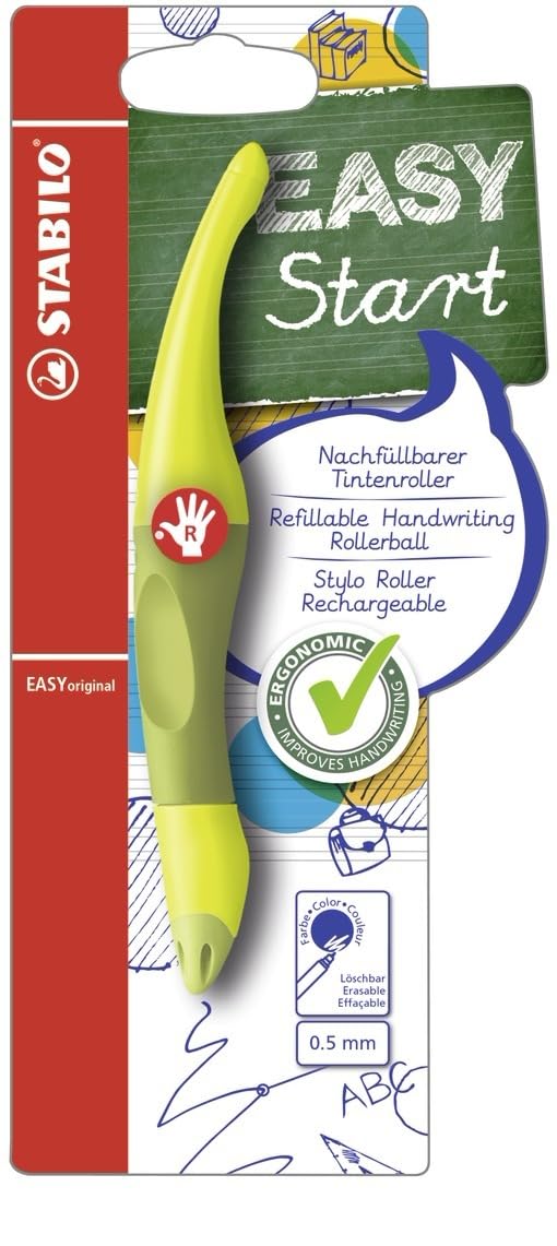 Ergonomic Rollerball - STABILO EASYoriginal - Right-Handed - Lime/Green