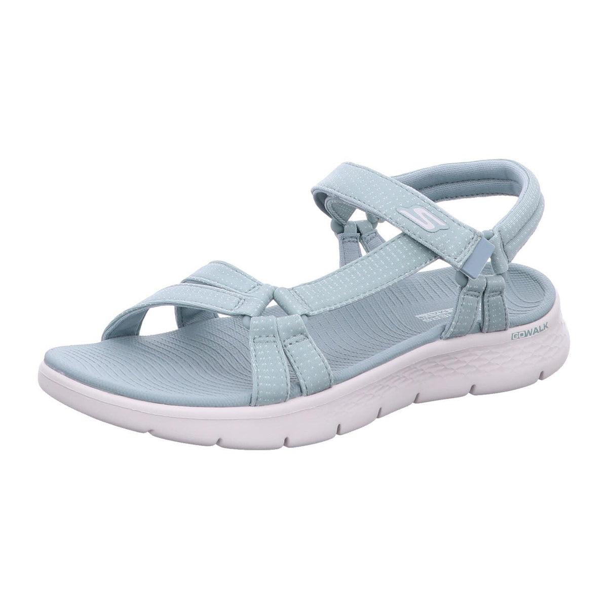 Skechers Women's Ankle Strap Fisherman Sandal, Sage, 8