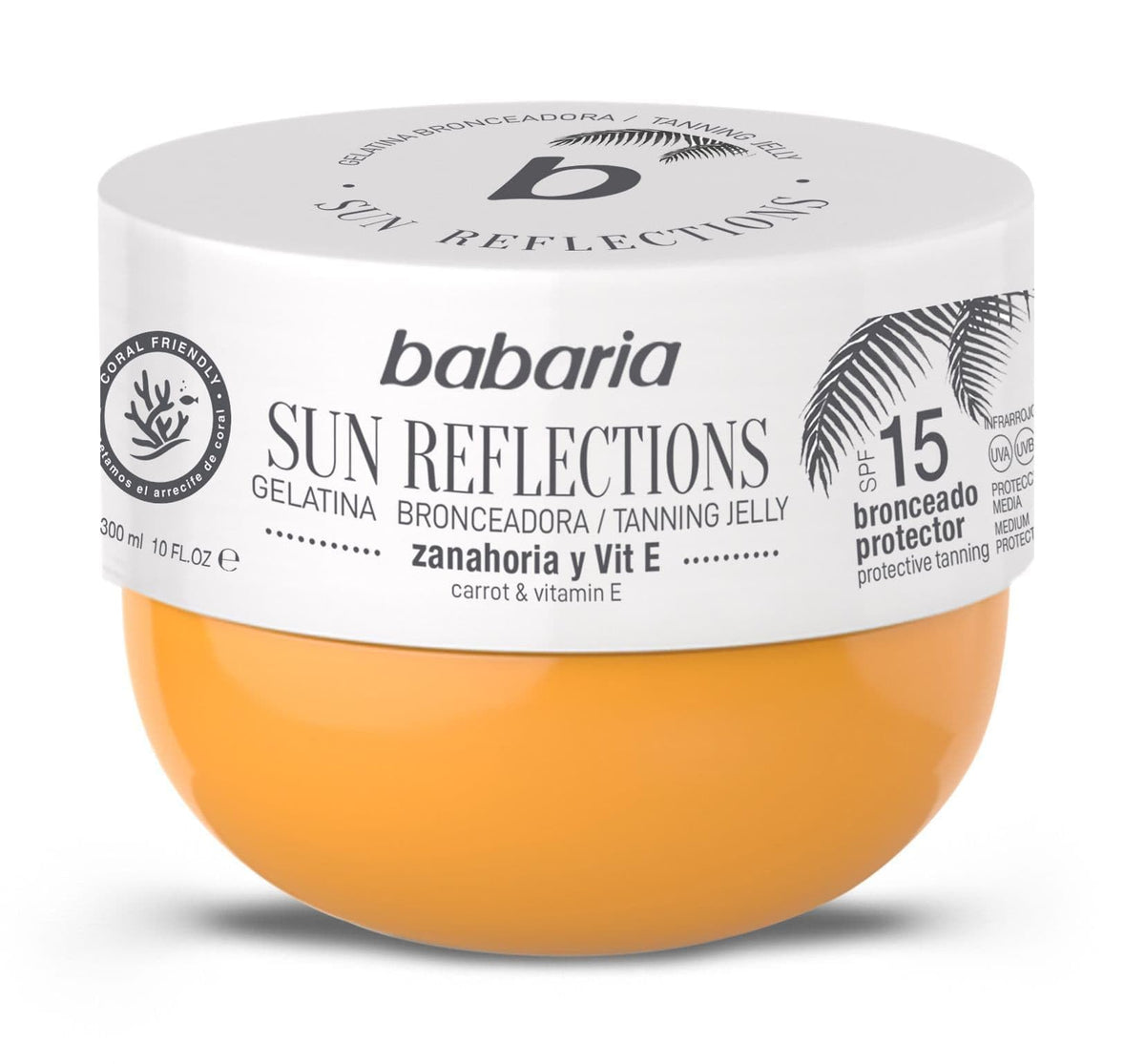 Babaria Unisex Zanahoria BABARIA GELATINA CARROT SPF15 300ML, Black, Only UK