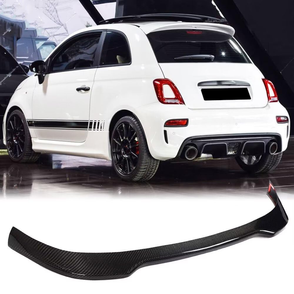 ORBHES Car Rear Spoiler,Compatible with FIAT 500 Abarth 595 2010-2020,Wing Decoration Accessories