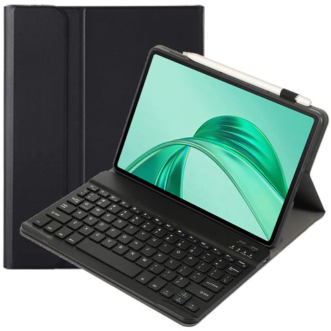SCIMIN Keyboard Cover Folio Case with Detachable Bluetooth Keyboard for Honor Pad X9 (2023) [11.5-inch]