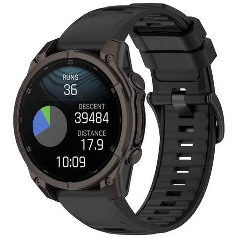TINGYR Strap Compatible with Garmin Fenix 8 51mm, Convenient, Slim, Watch Replacement Straps Compatible with Garmin Fenix 8 51mm.Black
