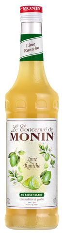 MONIN Premium Lime Rantcho Concentrate 700ml for Cocktails and Mocktails. Lime Juice Alternative. Vegan-Friendly, Allergen-Free, 100 Percent Natural Flavours. Shelf life 3 Months After Opening