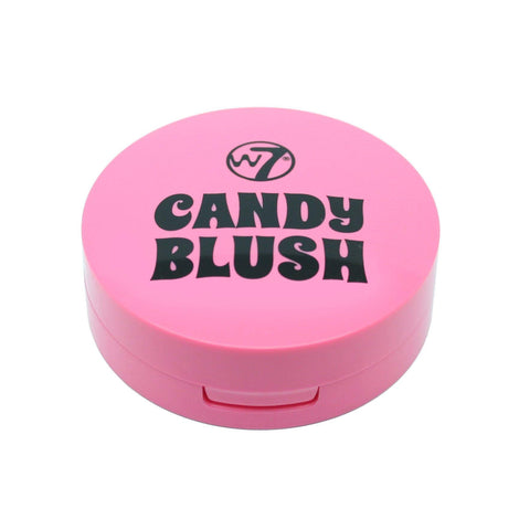 W7 Candy Blush Blusher - Long-Lasting, Pigmented Powder Compact: Angel Dust - Cruelty Free, Vegan Face Makeup