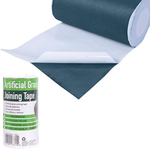 GardenKraft 26600 5m x 15cm Artificial Grass Joint Tape Seaming Tape Self Adhesive Outdoor Turf Tape Fake Grass