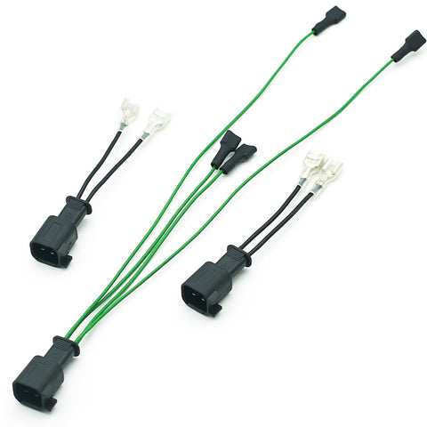 NEOGET Ford Horn Connector Adapter Wiring Harness,Compatible with Ford,Horn Pigtail Converter Plug and Play for Universal Horn Replacement 3Pcs (Ford)