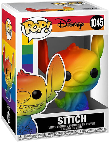Stitch Rainbow Pop #1045 Disney: Pride Vinyl Figure (Bundled with EcoTek Protector to Protect Display Box)