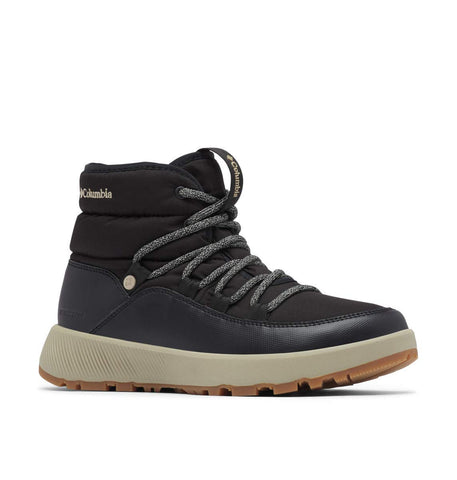 Columbia Women's Slopeside Village Omni-Heat Mid, Black/Silver Sage, 5