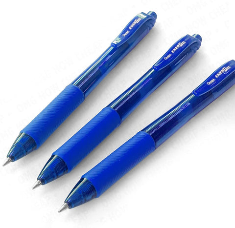 Pentel BL107 Energel X Snap 0.7mm confezione 3 pz blue
