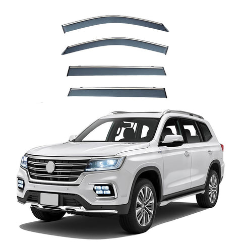 Compatible with MG RX8 2018+, 4Pcs Car Window Wind Deflector, Door Weather Shield, Anti-rain Guards Deflectors