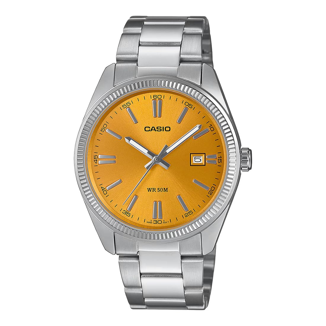 Casio Men Analogue Quartz Watch with Stainless Steel Strap MTP-1302PD-9AVEF