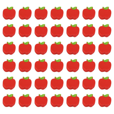60 Pcs Mini Apple Erasers Small Fruit Erasers Tiny Cute Pencil Erasers Kids Novelty Erasers Fun Student Erasers School Reward Supplies