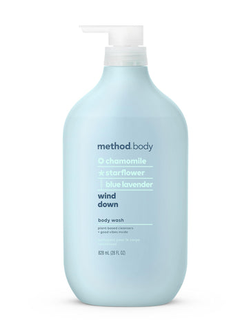 Method Body Wash, Wind Down, Paraben and Phthalate Free, 28 FL Oz (Pack of 1)