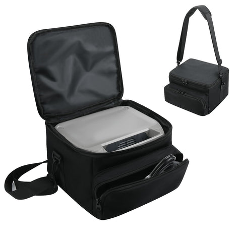 Cosmos Portable Power Station Carrying Case Bag Compatible with Eco-flow River 2/3-256Wh Generator Protective Shoulder Storage Bag Cover with Pocket for Outdoor Travel Camping Charging Accessories
