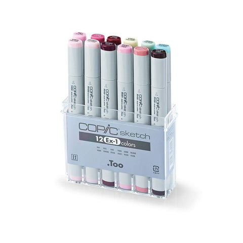 Copic Sketch 12 Piece Set - EX-1