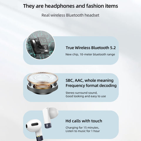 Buletooth 5.0 Wireless Headphones, Digital Display Wireless Game Sports Bluetooth Headset Cool Scissors Door Low Delay Wireless Bluetooth Headset, Gift for Family