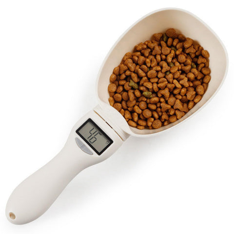 Pet Food Measuring Scoop Scale,Portable Digital Pet Food Scoop With LED Precise Dog Food Measuring Scooper,Removable Electronic Weighing Spoon for Pets,Dog Cat Food Measuring Scale (Style 2)