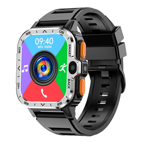4G Android Smart Watch, 2.03" Fitness Watch, Full Network Call, HD 8 Million Dual Camera, Quad Core CPU, Multi-Ocomotion Mode, Heart Rate Monitoring, Offline Payment, for Student, Adult