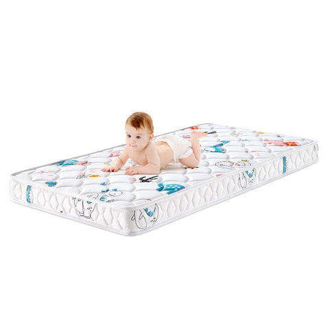 Ours Ã  bulles Cot Mattress and Toddler Mattress 90 x 200 x 13 cm Baby Mattress 100% Knitted Fabric, Moisture Absorbing and Breathable