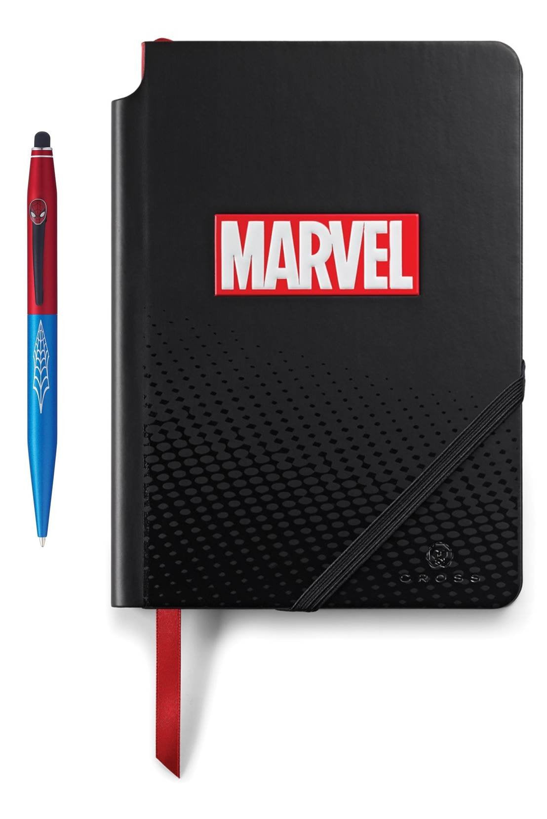 Cross Tech2 Marvel Spider-Man Ballpoint Pen with Stylus & Journal Gift Set (AT0652SD-12/1)