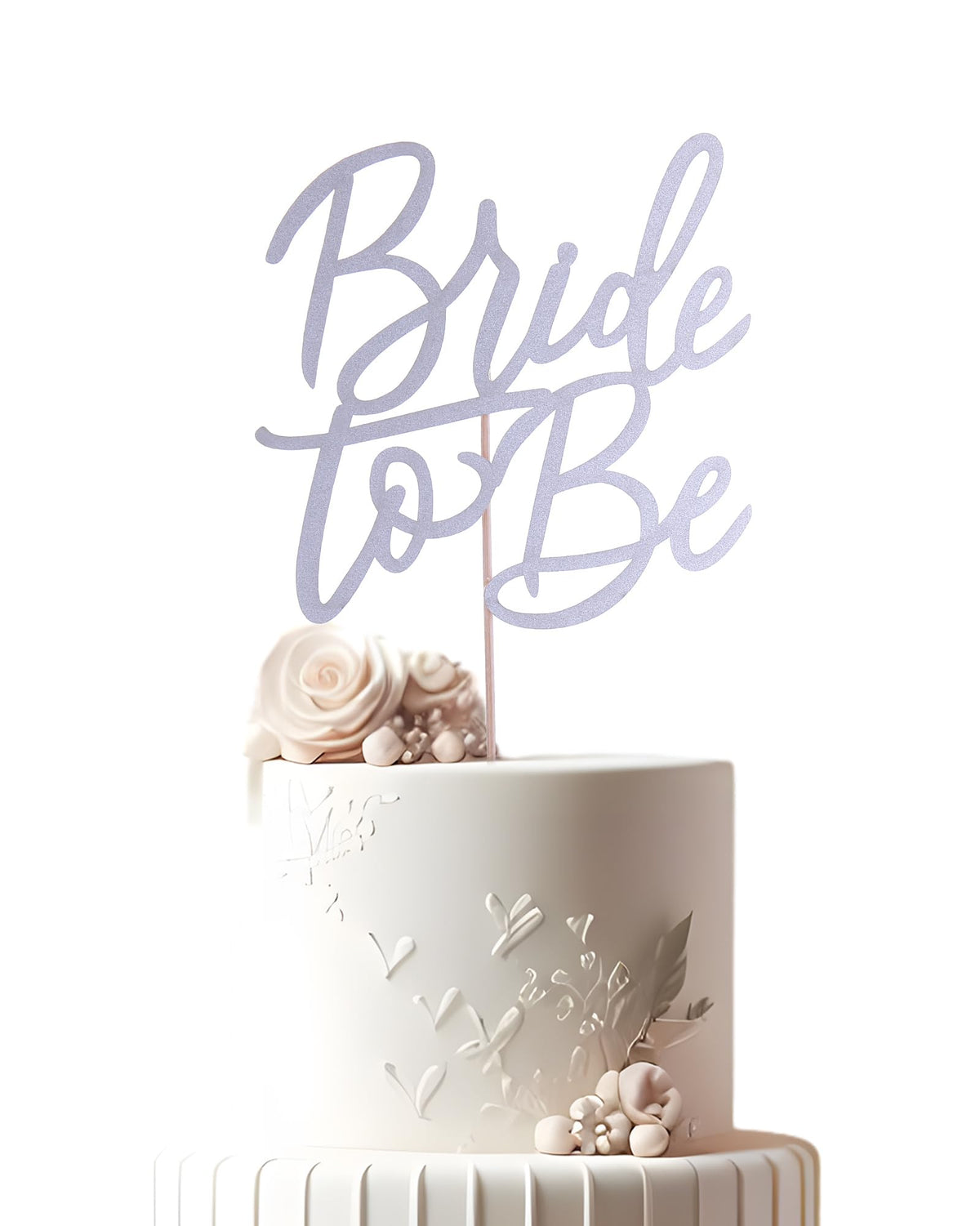 Bride to Be Cake Topper - Gold Bridal Shower Wedding Cake Topper Decorations, Bachelorette Party Decoration, Photo Booth Props
