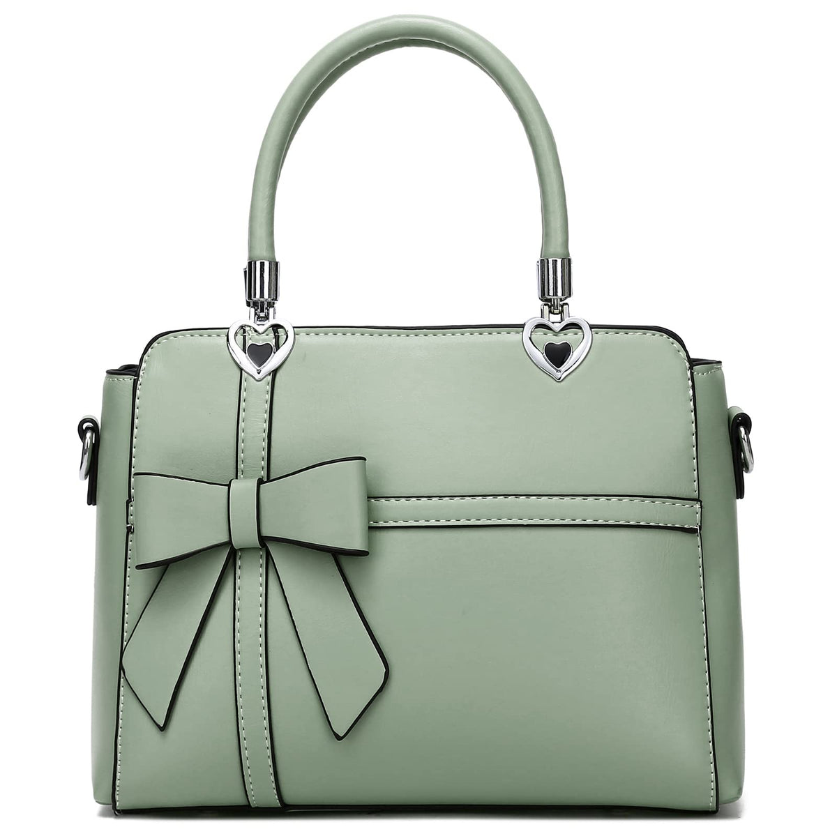 JHVYF Green Purse Women Claissic Top Handle Handbag Crossbody Casual Purse Satchel Tote
