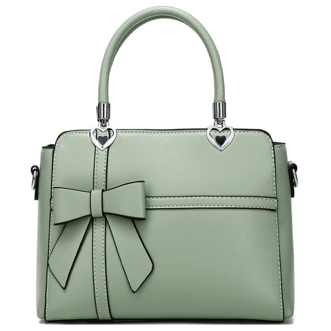 JHVYF Green Purse Women Claissic Top Handle Handbag Crossbody Casual Purse Satchel Tote