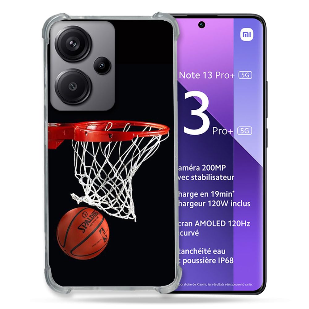 Cokitec Reinforced Case for Xiaomi Redmi Note 13 Pro Plus 5G Sport Basket
