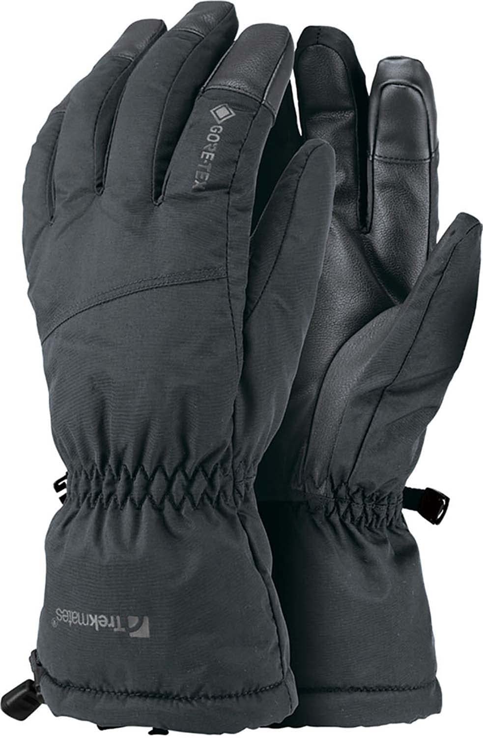 TREKMATES Mens Chamonix GORE-TEX Gloves, Black, M