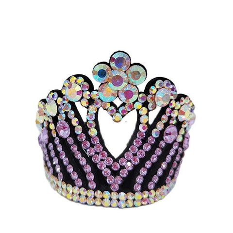 LIUHUO Gymnastics Hair Bracelet Hair Stretcher Crown Shape Gymnastics Accessories for Gymnastics Girls 4 Colors