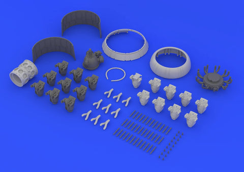 EDU632032 1:32 Eduard Brassin F4U-1 Corsair Engine Set (for the Tamiya kit) [MODEL KIT ACCESSORY]