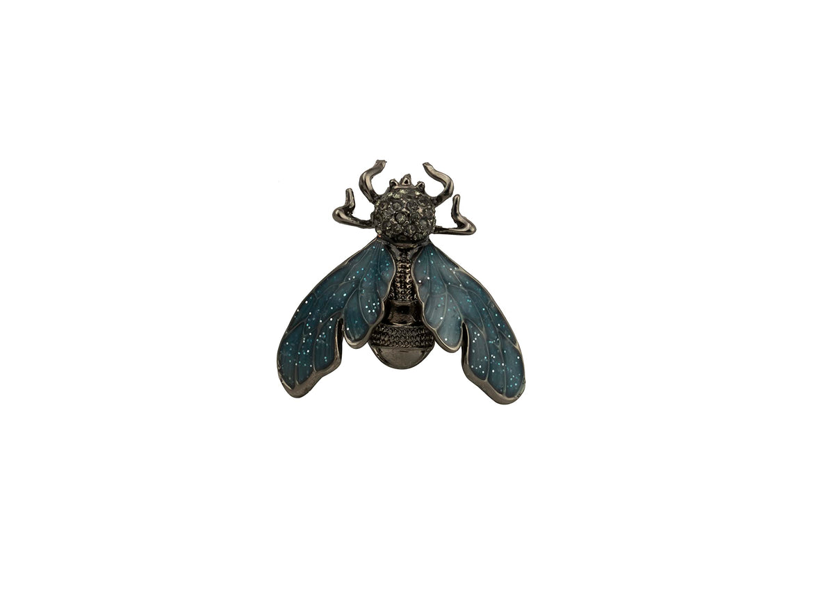 Knighthood Brooch Lapel Pin Dark Emerald Bee Brooch, Lapel Pin Accessories for Men Women