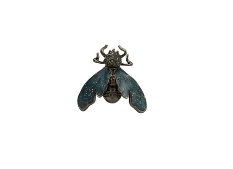 Knighthood Brooch Lapel Pin Dark Emerald Bee Brooch, Lapel Pin Accessories for Men Women
