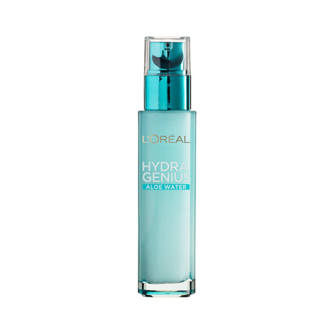 Lâ€™OrÃ©al Paris Hydra Genius Aloe Water, Intense Hydration, Softer, More Supple Skin, Suitable for Dry Skin, Aloe Water and Hyaluronic Acid, 70ml