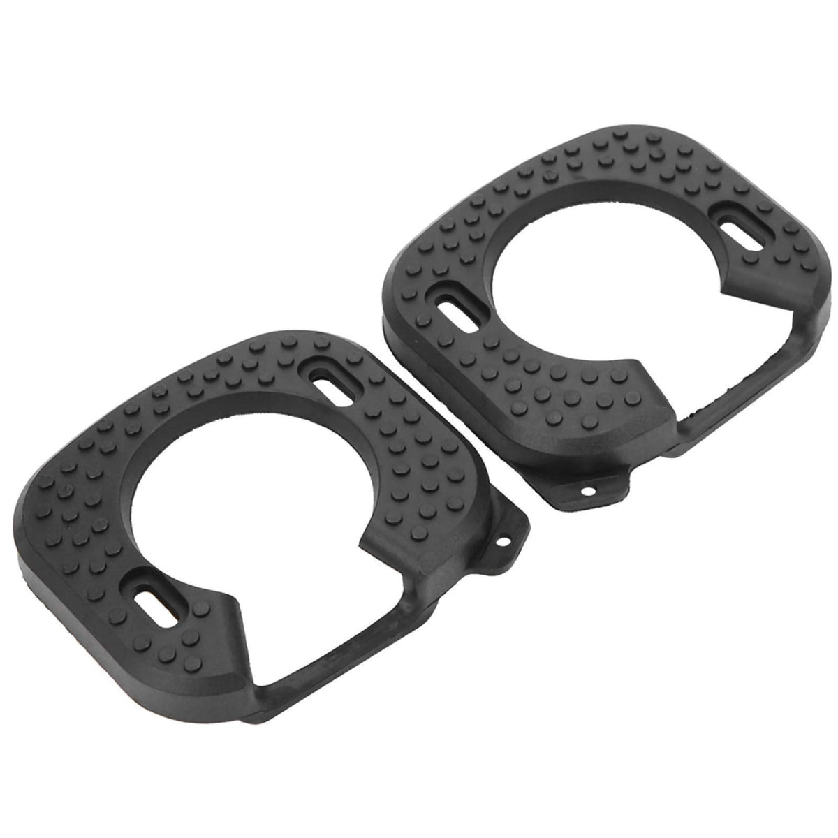 Kuuleyn Bike Shoe Cleats, Rubber Cycling Pedal Cleat Cover Bicycle Accessory with 4 Screws Fit for Speedplay Zero, Light Action Outdoor Activities