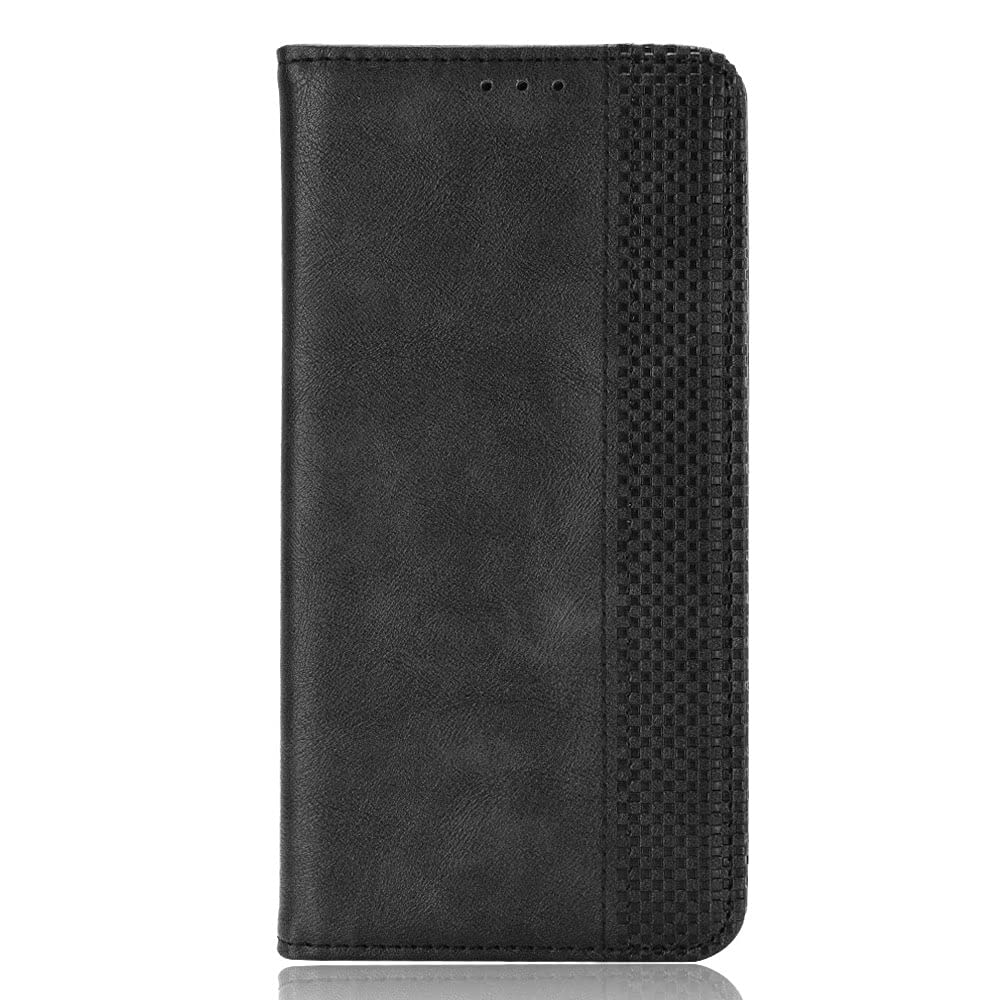 RanTuo Phone Case for TCL 50 XL NXTPAPER 5G, with Card Slots, with Bracket, TPU+PU Leather, Flip Case Cover for TCL 50 XL NXTPAPER 5G.(Black)