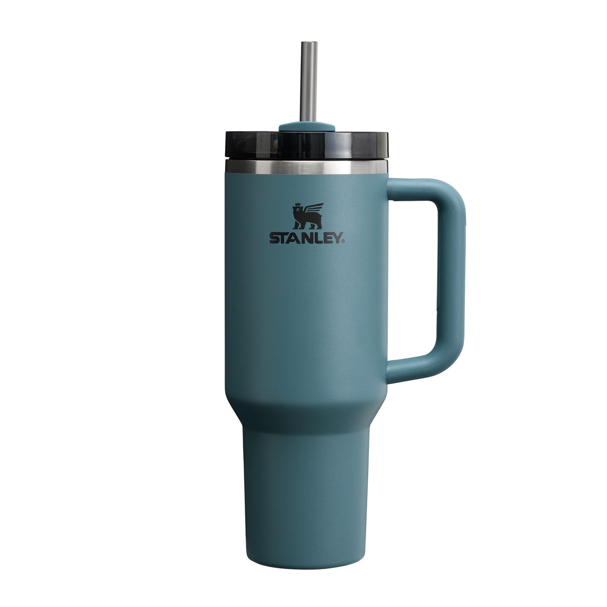 Stanley Quencher H2.0 Flowstate Tumbler 1.2L - Cold For 11 Hours - Iced For 48 Hours - Water Bottle With Straw, Handle And Lid - Dishwasher Safe - Travel Mug For Cold Drinks - Blue Spruce
