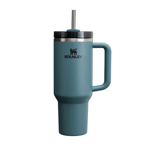 Stanley Quencher H2.0 Flowstate Tumbler 1.2L - Cold For 11 Hours - Iced For 48 Hours - Water Bottle With Straw, Handle And Lid - Dishwasher Safe - Travel Mug For Cold Drinks - Blue Spruce