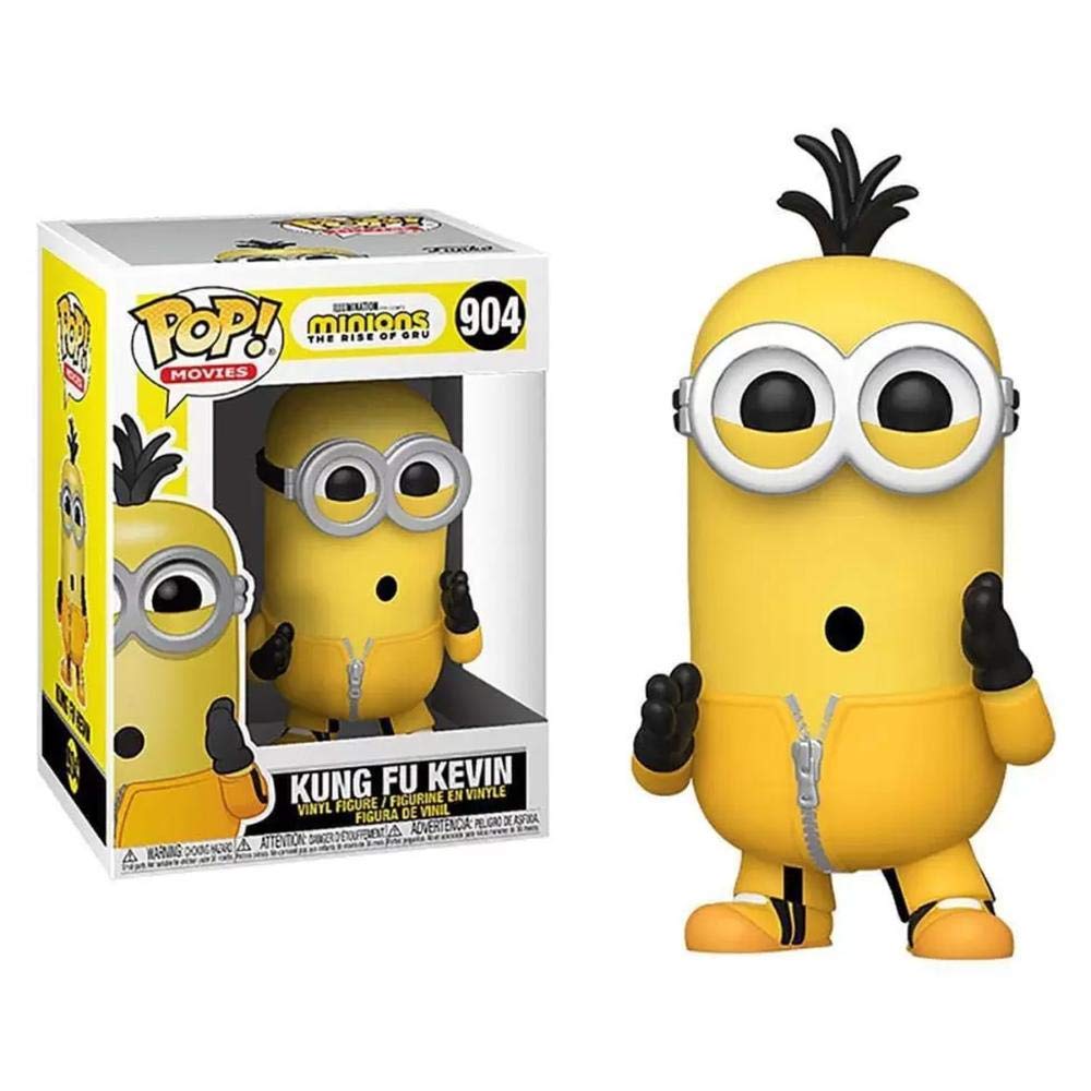 Funko Pop! Movies: Minions: The Rise of Gru - Kung Fu Kevin, Multicolor, 3.75 inches