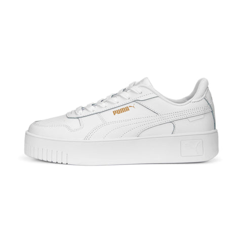 Puma Women's Sneaker, White White Gold, 42 EU